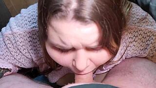 Massive Creampie for BBW Sex Shop Assistant in Wet Pussy POV