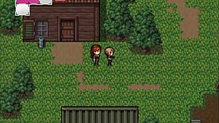 Rescuing two more hot milfs from zombies in this hentai game!