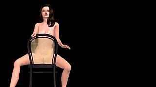 hey, wanna see a 3d cartoon girl striking hot poses everywhere?