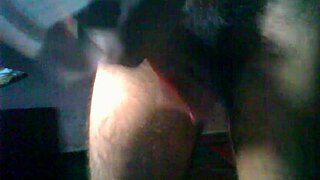 guy strokes his hairy cock