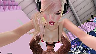 game night with anime cartoons