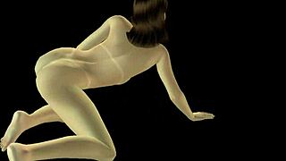 hey, wanna see a 3d cartoon girl striking hot poses everywhere?