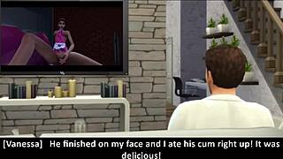 Vanessa’s special guest bangs the girl next door in Sims 4 chapter 18