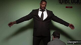 Cock thirsty bad girl Anna Claire Clouds begs for every inch of his monster cock