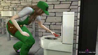 plumber charges clients with hot lesbian sex animations 😏💦