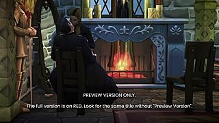 i discover the lady's naughty secret in this 3d hentai game