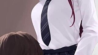 what's the story behind this cute anime hentai scene?