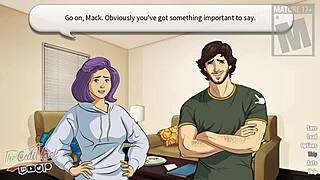 student flirts with teacher in anime route