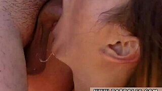 The police gagged the bondage border jumper, and she puts out big time with interracial facial.