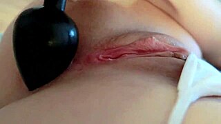 Teen Anal Fuck in Ahegao Outfit with Tight Hairless Ass