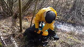 i got brutally dominated by mud trichtern in latex