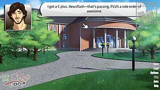 student flirts with teacher in anime route