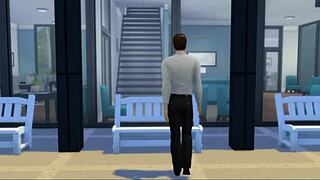 In the girl next door chapter 10, she's addicted to vanessa in sims 4