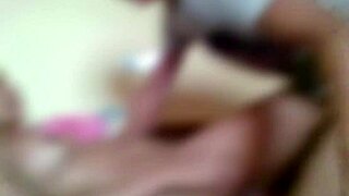 Beautiful Young Myanmar Girl Riding Boyfriend's Cock Hard In Bed