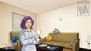 student flirts with teacher in anime route