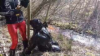 i got brutally dominated by mud trichtern in latex