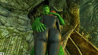 Scarlett Johansson gets Hulk smashed in the garage! 😏