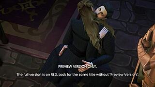 i discover the lady's naughty secret in this 3d hentai game