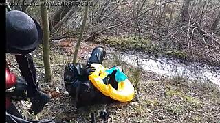 i got brutally dominated by mud trichtern in latex