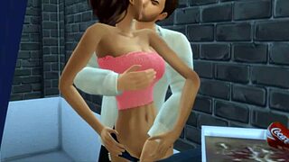 In the girl next door chapter 10, she's addicted to vanessa in sims 4