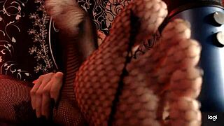 Fetish Asmr With Bbw Too Much For Youtube Rubbing Sounds For Foot & Stockings Voyeur