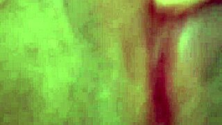 Indian Babe Rubs Shaved Area Before Work