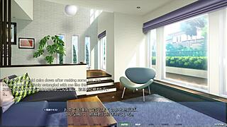 In Akumeru family harem, step-mother and step-daughter give blowjobs