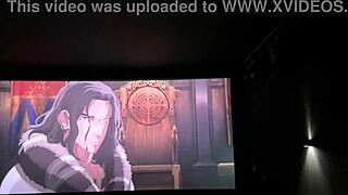 Risky Blowjob And Fuck In Cinema On First Date With Big Tits Orgasm