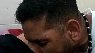 greedy blowjob on my boss secures my job