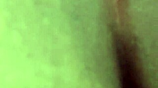 Indian Babe Rubs Shaved Area Before Work