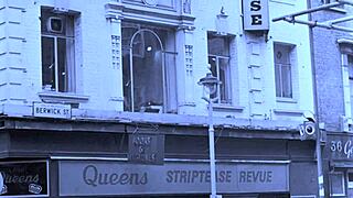 Exploring dark london's vintage taboo in retro style. a hidden past awaits.