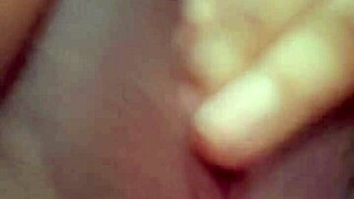 Indian Babe Rubs Shaved Area Before Work