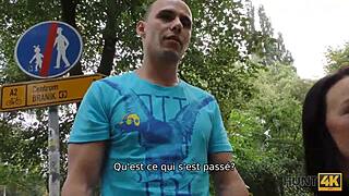 hunt4k angry stallion lets hunter fuck his thin petite 18+ brunette friend for cash