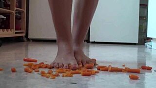 Slave Endures Foot Humiliation and Domination