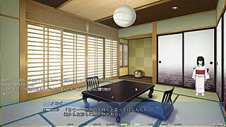 In Akumeru family harem, step-mother and step-daughter give blowjobs