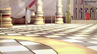 Albedo from Overlord gets wild in this fantasy sex scene with full details