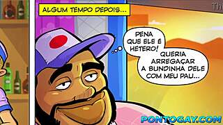 Na Estrada do Sexo, Mochileiro Virgem Dá a Bunda para Caminhoneiro Tarado com Pau Monstro