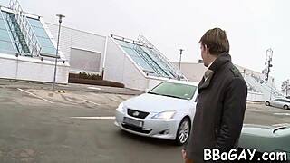 Sexy gay dudes explore raw desires in steamy action.