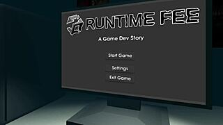 Blonde bitch screams loud during intense debt game