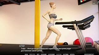 Girlfriend does yoga in university of problems part 9