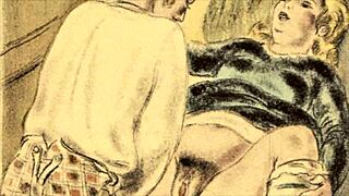 i love these vintage erotic drawings, they make me so hornyy