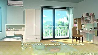 Ayano wakes me with a blowjob surprise in the night