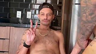 I fucked the famous porn guy's ass for 40 minutes, he smiled taking it rough.