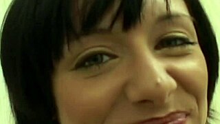 Intense double penetration with anal fucking and blowjob.