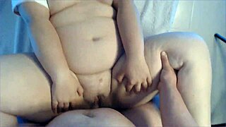 Horny chubby stepsister pounded in missionary twice