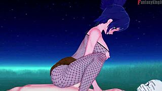 Anko Mitarashi dives deep into wild sex with Naruto in full fantasy action