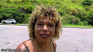 I don't know if it's heat or horniness, I just got out of the car to cool off and touch one in the middle of the trip