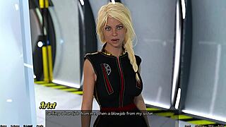 Blonde Virgin Caught Me with Step Sister in Space 84