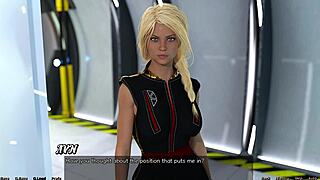 Blonde Virgin Caught Me with Step Sister in Space 84