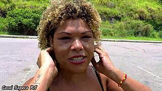 I don't know if it's heat or horniness, I just got out of the car to cool off and touch one in the middle of the trip